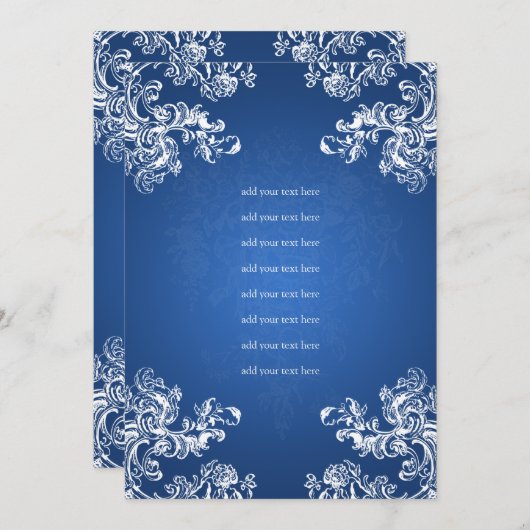 Het Programma van het huwelijk Tussenvoegsel  Zwem (Voorkant / Achterkant)