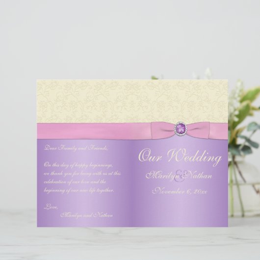 Het Programma van het huwelijk van de Lavender, va (Staand voorkant)