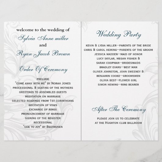 het programma voor blauwe en rode lovevogels gevou (Achterkant)