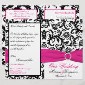 Het programma voor het huwelijk tussen Black, Whit (Voorkant / Achterkant)