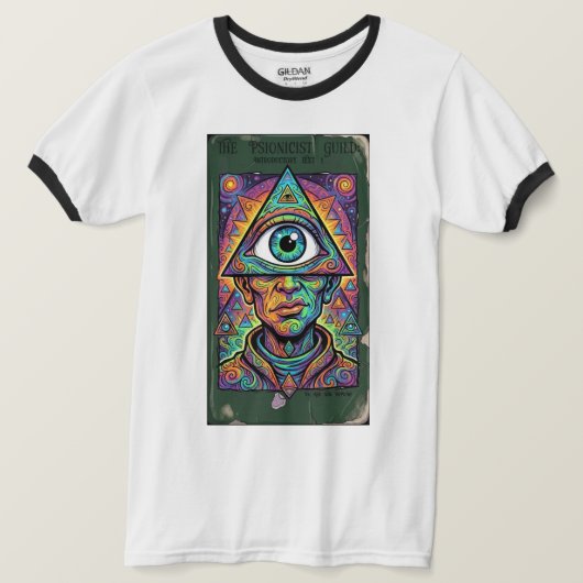 Het Psionicist Gilde 1 Ringer T-Shirt (Design voorkant)