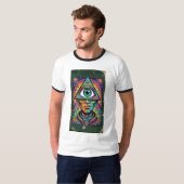 Het Psionicist Gilde 1 Ringer T-Shirt (Voorkant volledig)