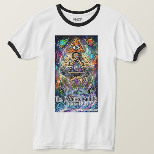 Het Psionicist Gilde 2 Ringer T-Shirt (Design voorkant)