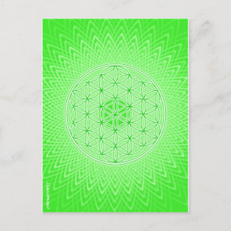 Het psychedelische Heilige Ontwerp van Chakra van Briefkaart