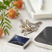 Het pulsaraardsysteem sleutelhanger (Zijkant)