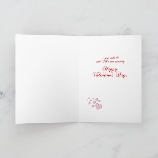 Het Puppy Valentijn van Keeshond Feestdagen Kaart (Binnen)