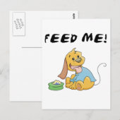 Het puppy voedt me T-shirts en Giften Briefkaart (Voorkant / Achterkant)