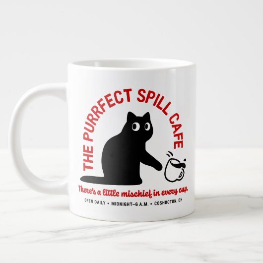Het Purfect Spill Cafe Extra Grote Beker (Links)