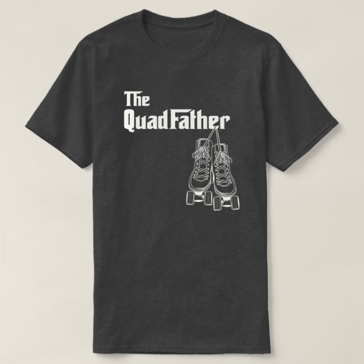 Het quadFather Roller-ontwerp T-shirt (Design voorkant)