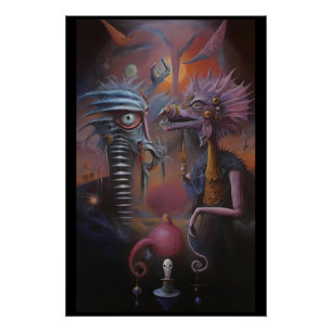 Het raam van Pat Hartman's slaapkamer Perfect Poster