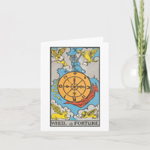 Het Rad van Fortuin tarot - Rider Waite Smith Kaart
