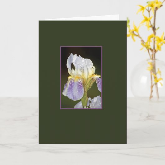 Het raken kaart (Gele Bloem)