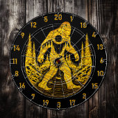 Het raken van Bullseyes en Bigfoot Dreams Dartbord