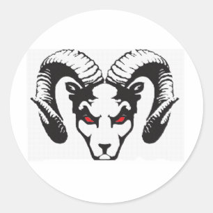 HET RAM-COLLECTIE RONDE STICKER