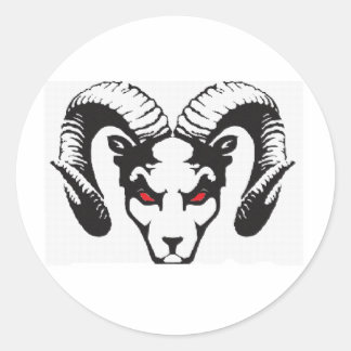 HET RAM-COLLECTIE RONDE STICKER
