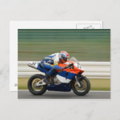 Het Ras van de motorfiets Briefkaart (Voorkant / Achterkant)