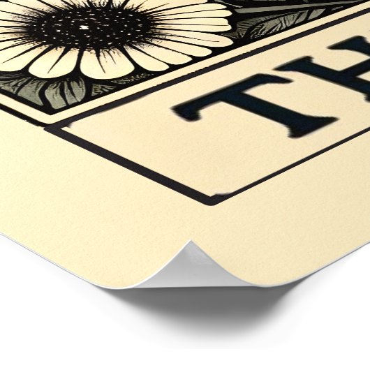 Het Reader Skeleton Tarot Kaart Poster (Hoek)