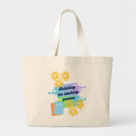 Het realiseren van het leerproces grote tote bag