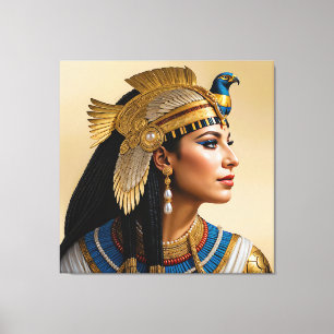 "Het Realisme van Cleopatra VII: een portret" Canvas Afdruk
