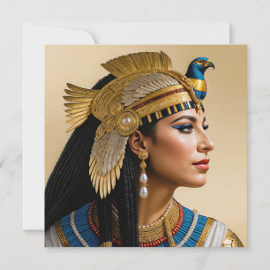 "Het Realisme van Cleopatra VII: een portret" Feestdagenkaart