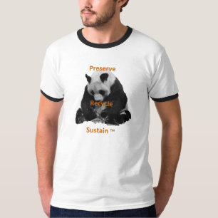 Het recyclene domein, ondersteunt het t - shirt