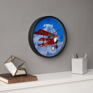 Het "Red Baron" triplane horloge