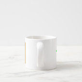 Het redden van de wereld met Python (espresso-mok) Espresso Kop (Achterkant)