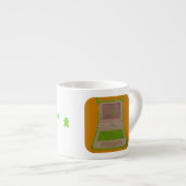 Het redden van de wereld met Python (espresso-mok) Espresso Kop (Voorkant rechts)
