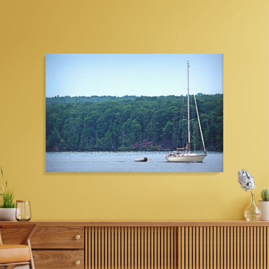 Het reddingsplan canvas afdruk (Insitu (Woonkamer))