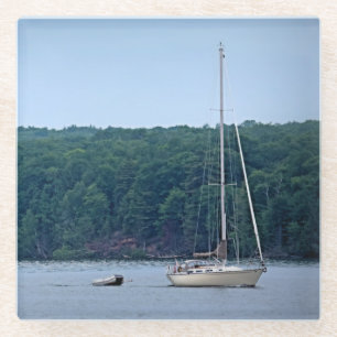 Het reddingsplan glazen onderzetter