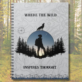 Het reflectielogboek van de wandelaar notitieboek