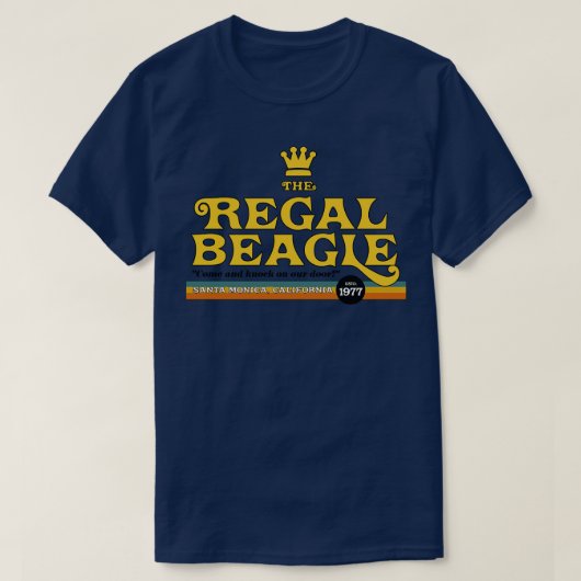 Het Regal Beagle TS shirt (Design voorkant)