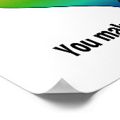 Het regenbooghart kiest kleur poster (Hoek)