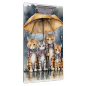 Het regende buiten, dus de moederkat belde h klembord (Rechts)