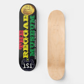 HET REGGAE MUSEUM 8 1/2" Skateboarddek Skateboard (Voorkant)