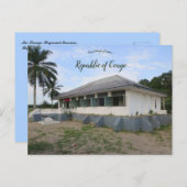 Het Regionaal Museum van de Republiek Congo Briefkaart (Voorkant / Achterkant)