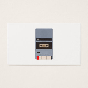 Het Registreertoestel van het Cassettebandje Visitekaartjes