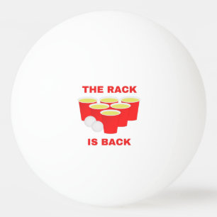 Het rek is terug Beer Pong Ping Pong Ball