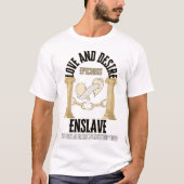 Het relatie eindigde Grappig- Epicurus Quote T-shirt (Voorkant)
