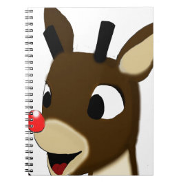 Het rendiernotebook vervormen notitieboek