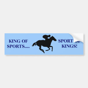 Het rennen bumpersticker