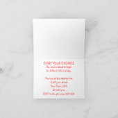 Het rennen de Uitnodigingen van de Verjaardag (Binnen)