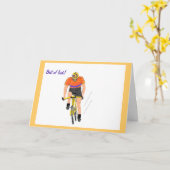 Het Rennen van de fietser Kaart (Gele Bloem)