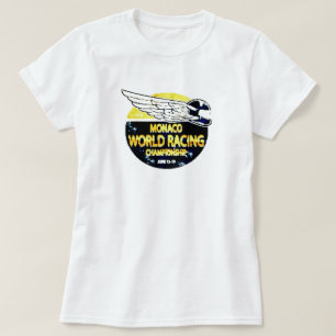 Het RENNEN van MONACO van vrouwen de T-shirt van