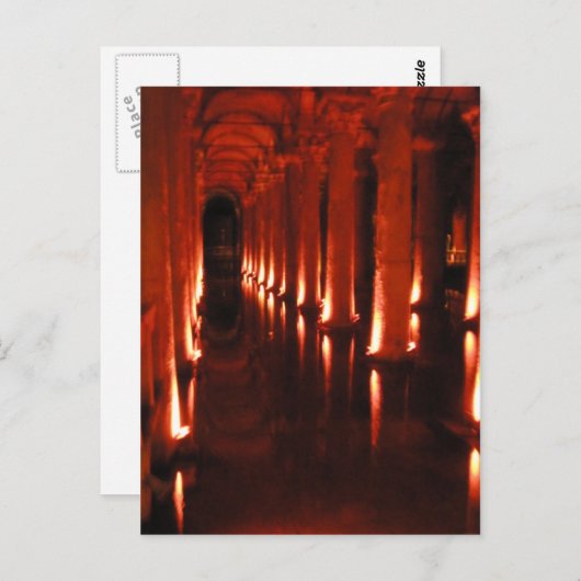 Het Reservoir van de basiliek Briefkaart (Voorkant / Achterkant)