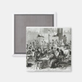 Het restaurant van natte voeten magneet (Voorkant / Achterkant)