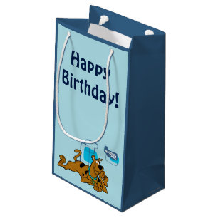 Het Retro Liggen van scooby-Doo van Vierkanten Klein Cadeauzakje