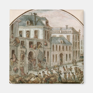Het Reveillon Riot van april 1789 Magneet