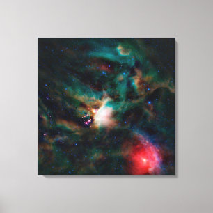 Het Rho Ophiuchi Cloud Complex. Canvas Afdruk