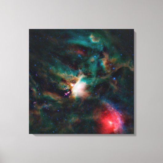 Het Rho Ophiuchi Cloud Complex. Canvas Afdruk (Voorkant)